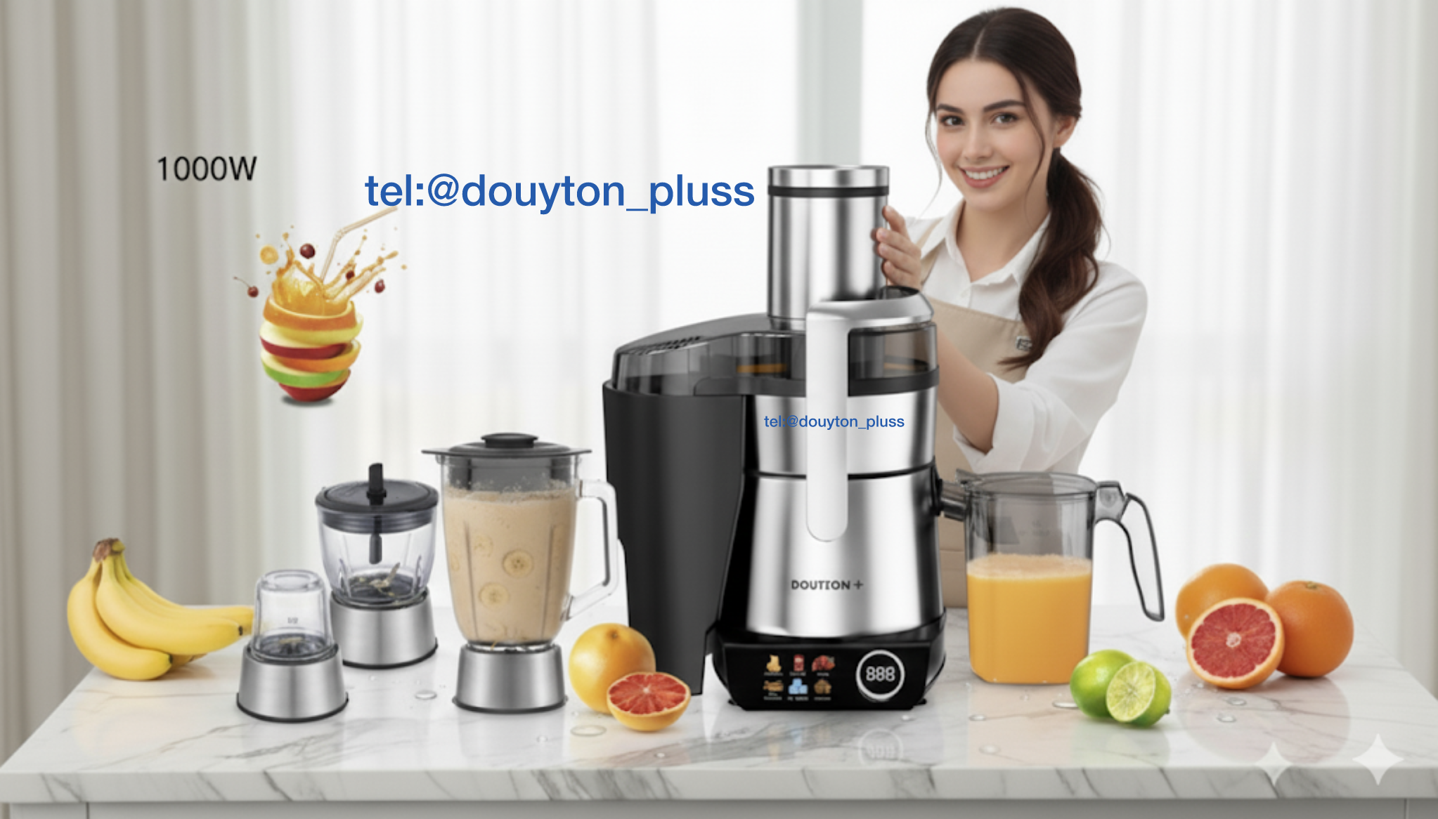 آبمیوه گیر ۴کاره دیجیتال دایتون پلاس DP-305